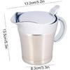 Sauce Gravy Pot - 304 Stainless Steel Thermal Insulated Double Wall Sauce Gravy Boat Pot Serving Jug(450ml)