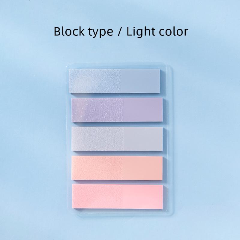 1pcs Translucent Index Stickers Multi Color Drawer Arrow Type Sticky Notes and Memo Pad Self Adhesive Diary School