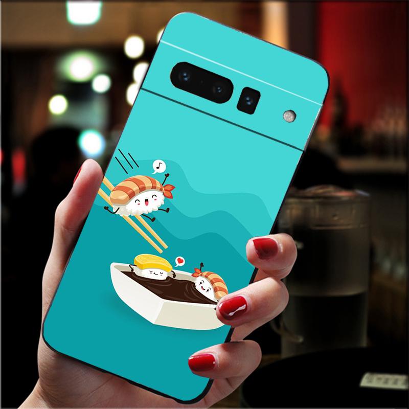 

Phone Case for Google Pixel 10 9 Pro XL 9A 8 7 6 Pro Pixel 8A 7A 6A Pixel 8 7 6 5 Food Sushi Case Google Pixel 10