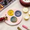17PC/1Set Wax Seal Stamp Kit Lacquered Sealing DIY Craft Supplies Seal Random Header Christmas Wedding Invitation Decoration