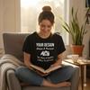 Personalised T-Shirts Womens UK Customised With Any Text And Photo Custom Top Unisex T-Shirt