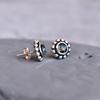 Natural Green Moss Agate Suds Healing Gemstone Studs Moss Agate Earrings for Women Daily Wear Earrings  Gift for Mom or Loved Ones