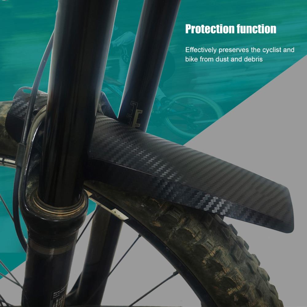 Black Bicycle Mudguard Set Lightweight Bike Mudguards Bicycle Mudguards  Bicycle Maintenance