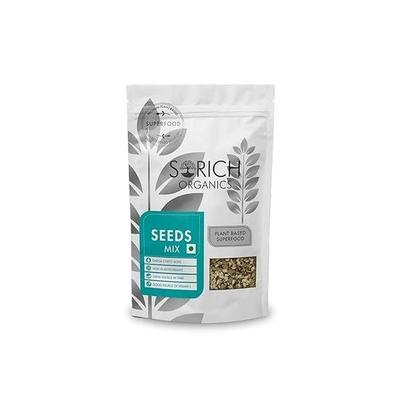 Sorich Organics 6-in-1 Seed Mix 200gm | Healthy Seeds | Healthy Snacks | Natural Mixed Seeds, Hair Growth