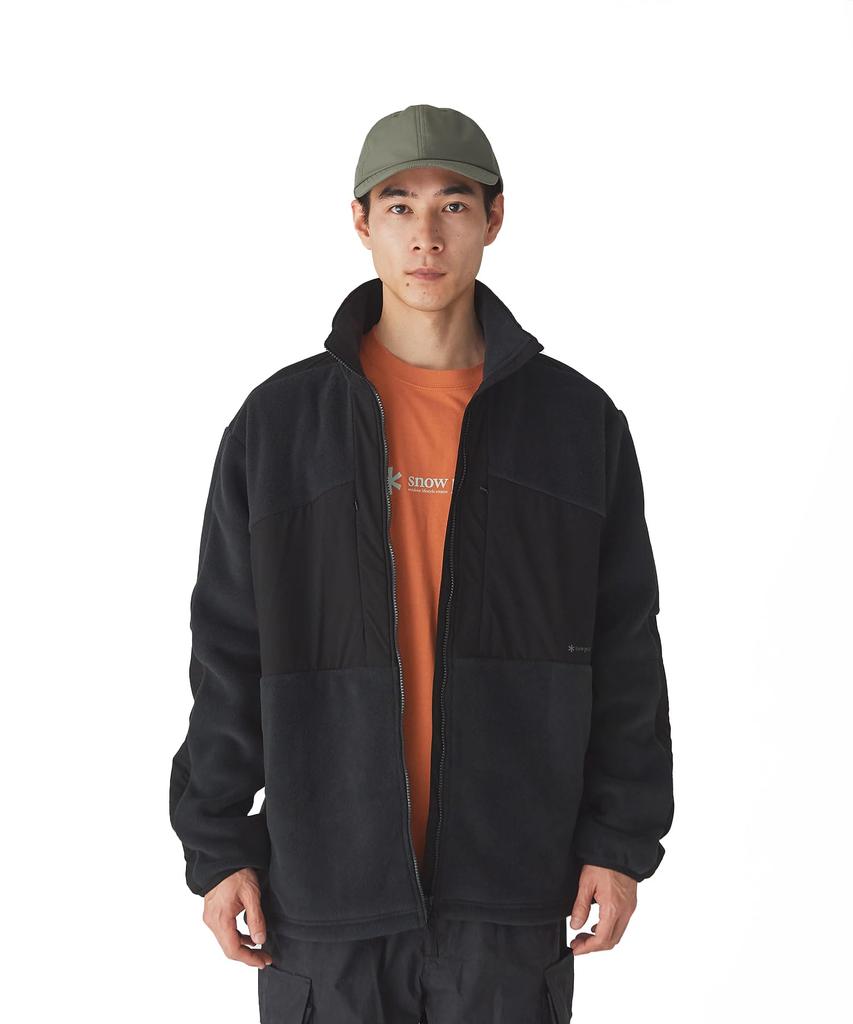 Fleece Lightweight Double Face Fleece Heat Cold Active Pockets with Hand Warmer L [Snow Peak] Jacket, Jacket, Durable, Retention, Protection, Fleece,