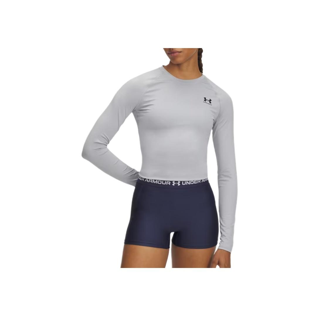 

Under Armour HeatGear Fashionable Casual Long Sleeve Raglan T-Shirt Women tops 1365459-012 XXL