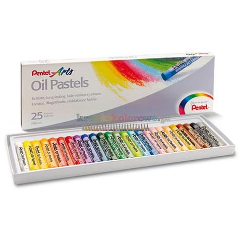 PENTEL oil pastels 25 colors