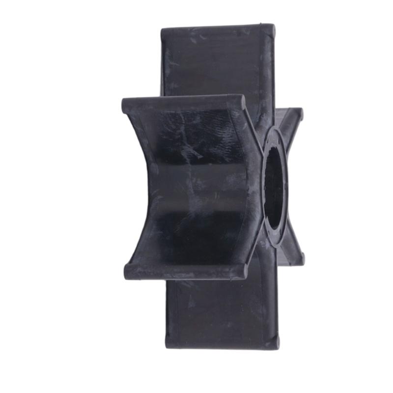 Water Pump Impeller for Outboard Motor Maintenance, Six Curved Rubber Blades with Integrated Hub and Keyed Center Bore 18-3250 500337 19210-ZW1-B02