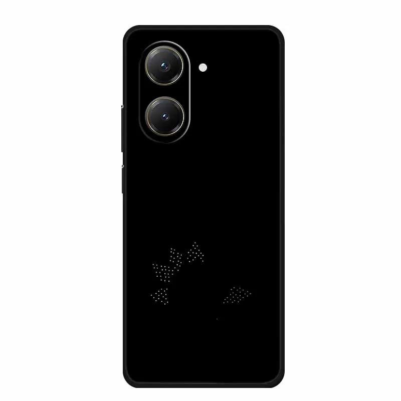 

Black Silicone Case For Xiaomi Poco C71 Redmi A5 4G 4G Case Cartoon Cat Soft Back Cover For Poco M7 4G Plus X7 Pro Phone Case Poco C71 4G