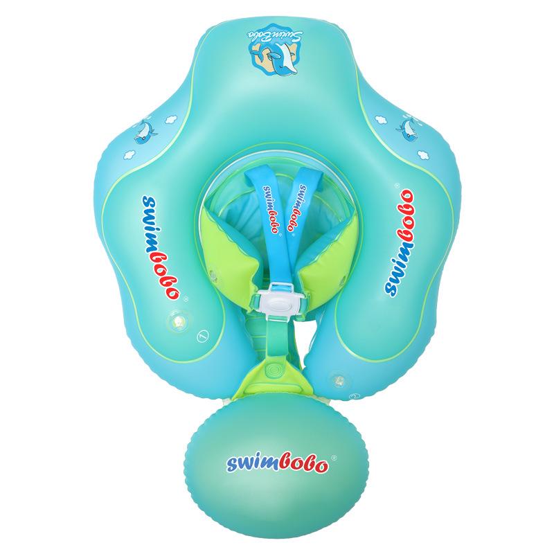 

Swimbobo Дитячий плавальний круг з сонцезахисним козирком - Дитячий нарукавник для літнього відпочинку на відкритому повітрі S (3-12 months, 5-9 kg)
