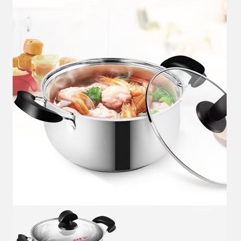 COOKER KING 304 Stainless Steel Soup Pot with Lid