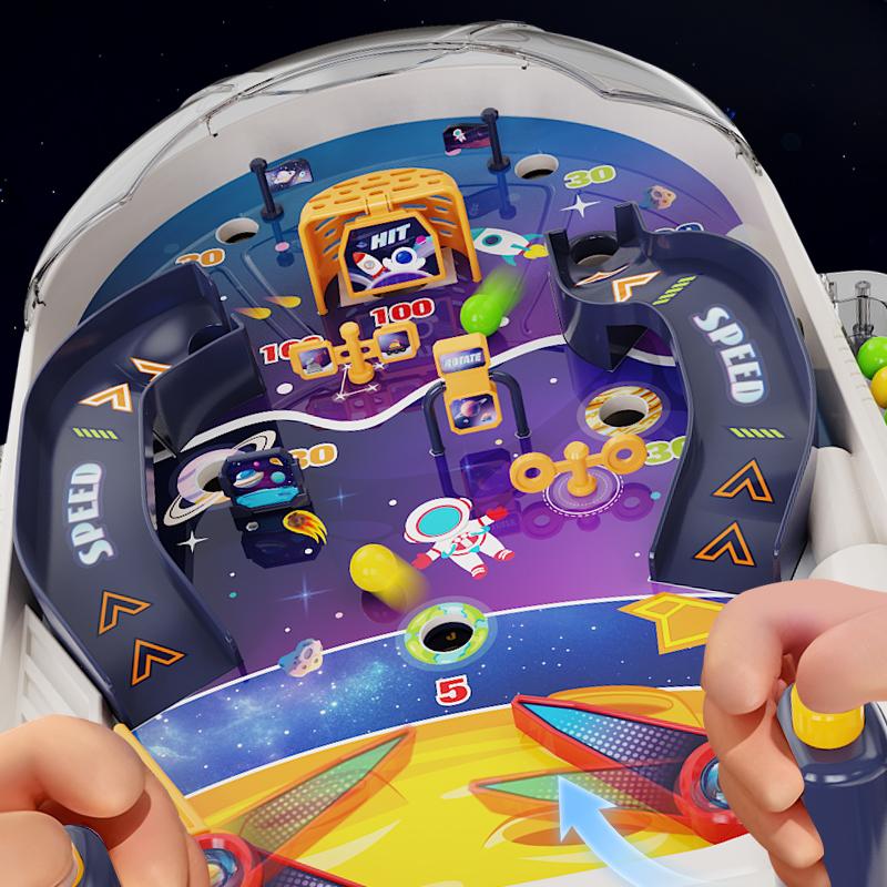 Children's Pinball Table Game Hand Eye Coordination Pinball Machine Party Family Interactive Battle Fun Toys Kids Birthday Gifts