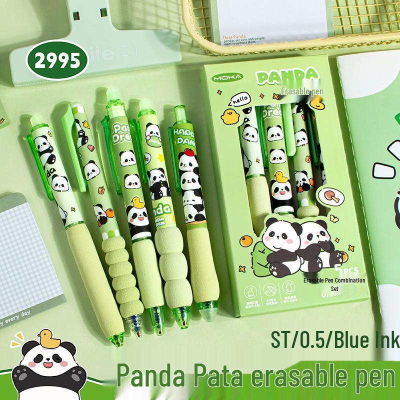 Capybara Radierbarer Gelstift mit Schwammhülle - Druckmechanik, Blaue Tinte