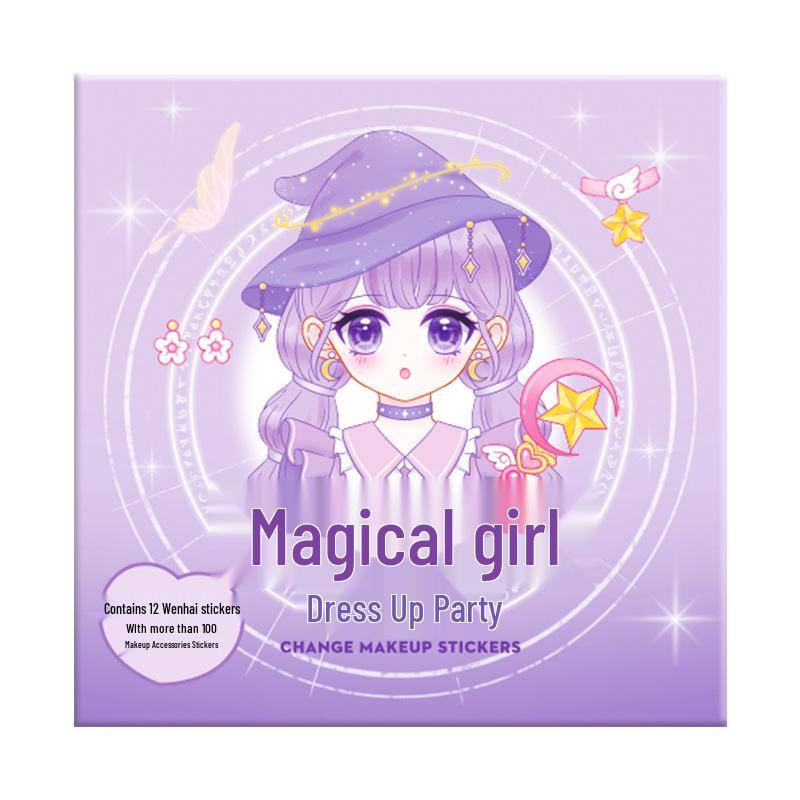 Kaba Bear Princess Dress-Up Stickers: Children's Ancient-Style Makeover & Character Stickers
