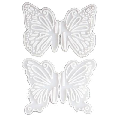 Stampo a Farfalla in Silicone Flessibile Stampo Robusto e Flessibile per Cioccolato Fondant per Dessert Creativi e Gelatine