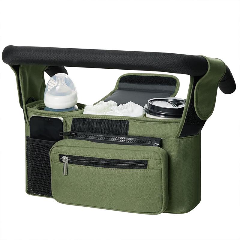 Borsa Appendibile Universale per Passeggino - Accessori Organizer più Venduti con Cestino Pronto per l'Auto