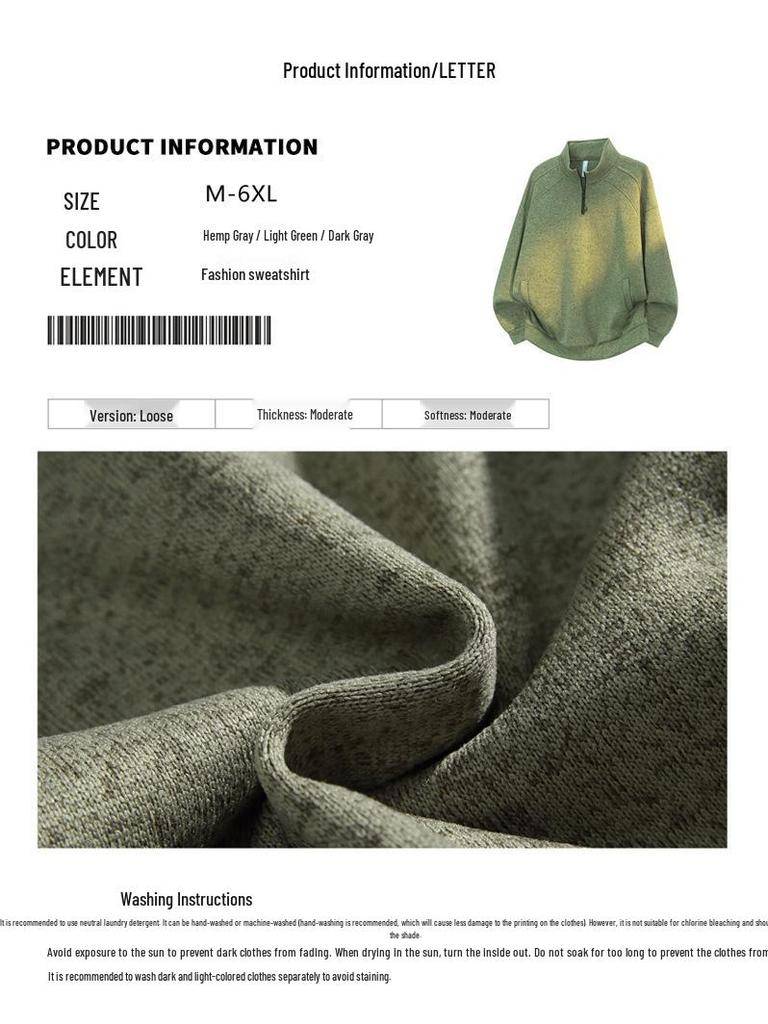 Sonbahar Dik Yaka Sweatshirt: Yeni Gelen Günlük Uzun Kollu Üst