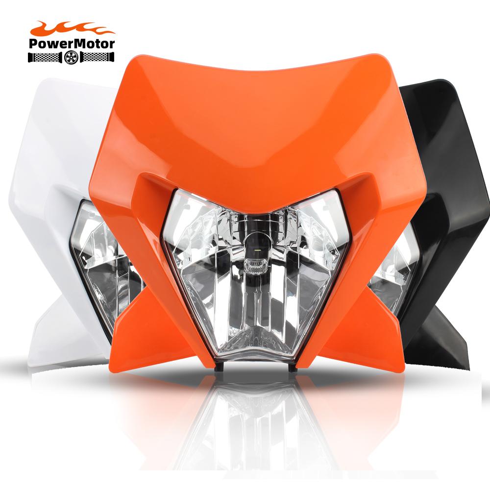 2026 Pit Bike Headlight Motorcycle For KTM EXC XC SX XCW EXCF SXW SXF 125-500 Motocross Dirtbike Head Light Enduro