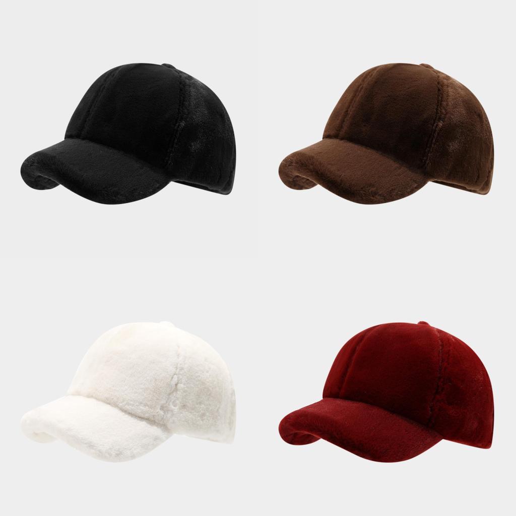 Minimalistische Baseballkappe im japanischen Stil aus Polyester für Herbst und Winter, Freizeitkleidung