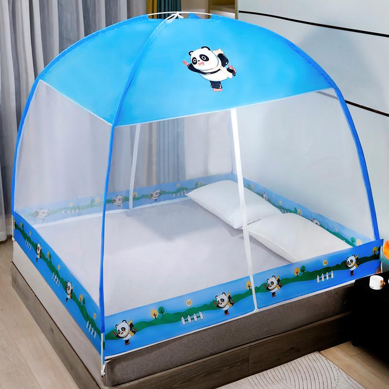 2022 Installation-free Yurt Mosquito Net Dust Top Household Encryption Thickened Student Dormitory Mosquito Net
