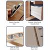 Aluminum Zinc Zinc Alloy Drawer Handle Punching Template Slotted Router Base Fastening Bracket  Woodworking
