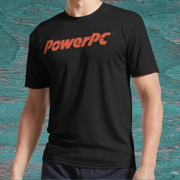 New Power PC Logo Active T-Shirt Logo American T-Shirt Funny Size S to 5XL S
