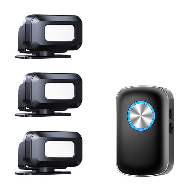 Wireless Visitor Sensor Doorbell: Greeting & Alarm System for Commercial Entries