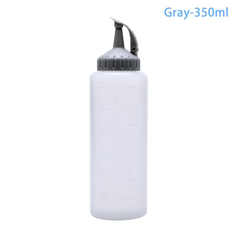 175ML/350ML Large Squeeze Condiment Bottles With Nozzles Ketchup BBQ Sauces Olive Oil Bottle Dispenser Squeeze Sauce Bottle