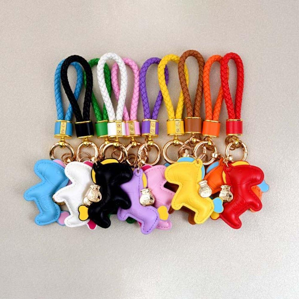 Cartoon Style Zodiac Pony PU Doll Candy Color Year Horse Mascot  Zodiac Celebration
