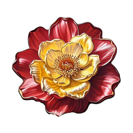 3D Visual Floral Rug Realistic Flower Non-Slip Absorbent Floor Mat Washable Decorative Living Room Rug for Kitchen Bedroom Bathroom