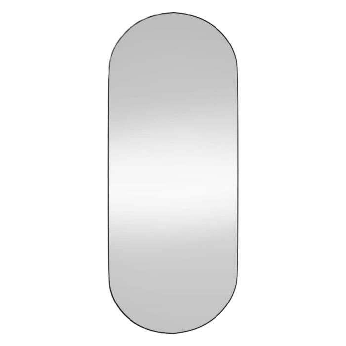 VidaXL Miroir mural 25x60 cm Verre Ovale 350454