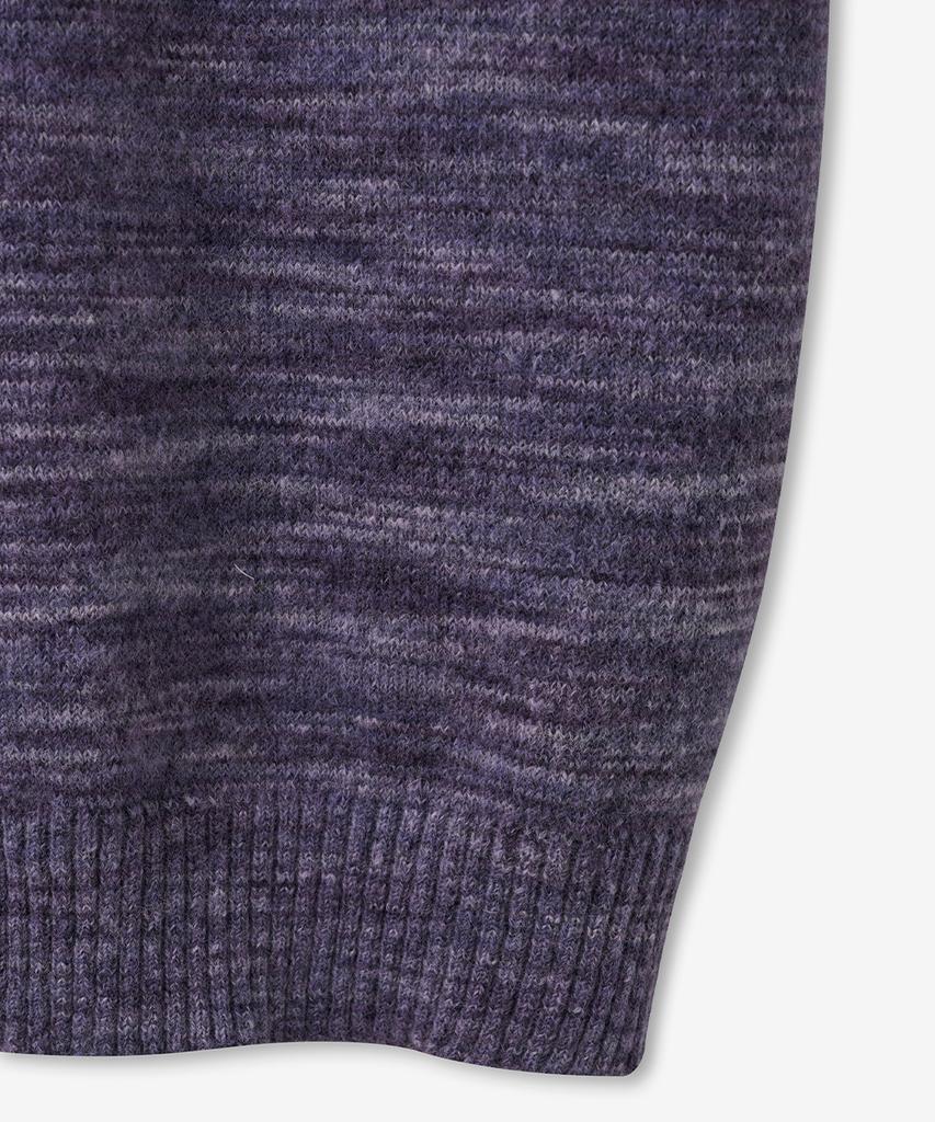 Blond9 Wool Gradient V-Neck Knit Vest_Purple