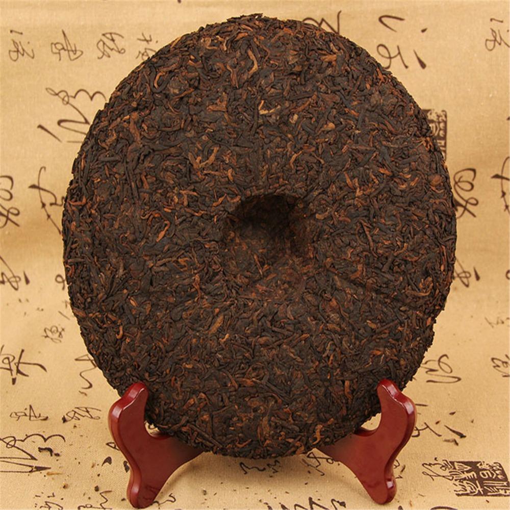 Natural Herbal Energy Tea Men Women China Cooked Pu-erh Tea Cake Ripe Puerh Black Tea 250g