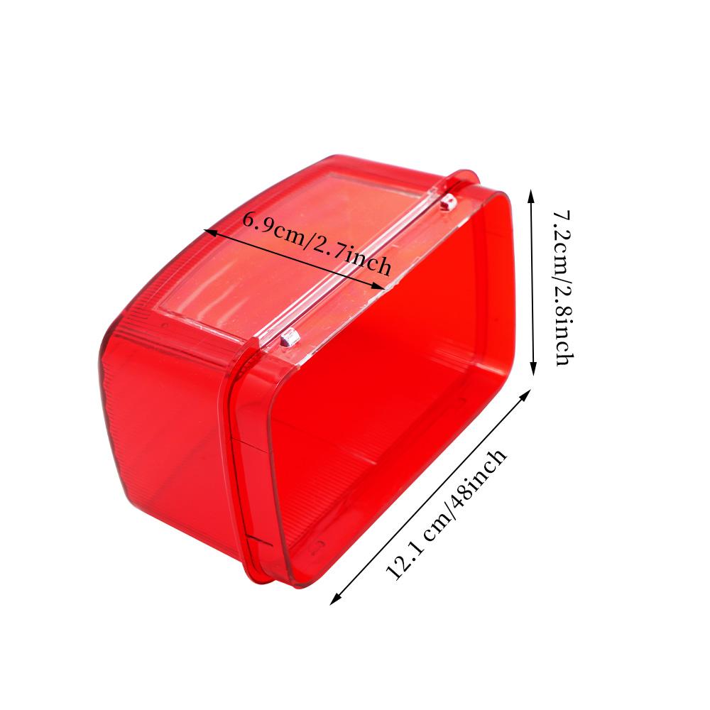 Tail Light Lens ATV Taillight Cover for Yamaha Grizzly Big Bear Bruin Kodiak Wolverine Rhino Viking (No Bullb and Wire)