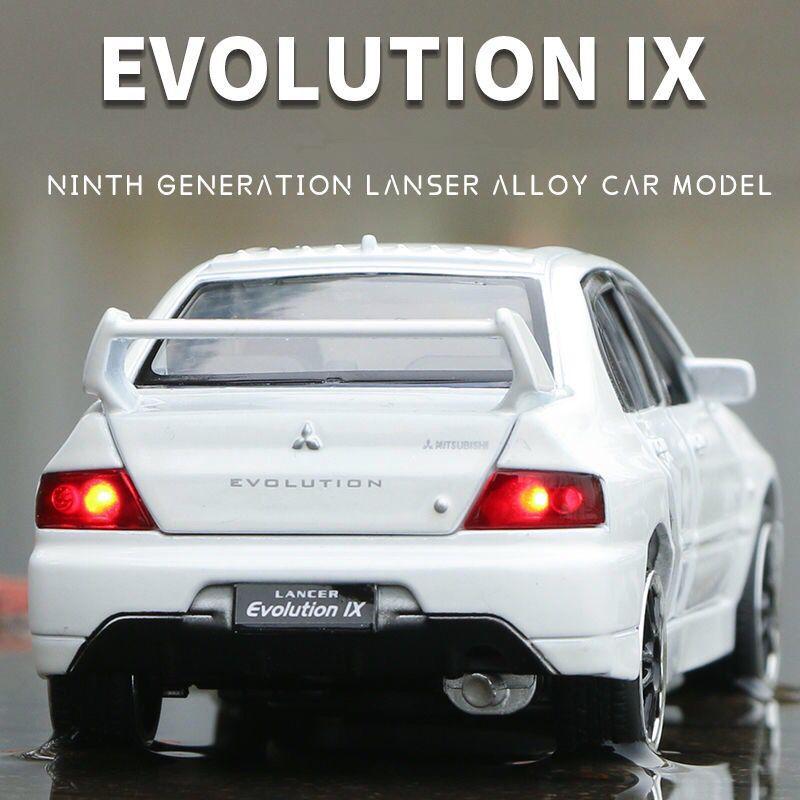 1/32 Mitsubishis Lancer Evolution IX 9 Alloy Car Model Diecast Simulation Metal Toy Vehicles Car Model Collection Childrens Gift
