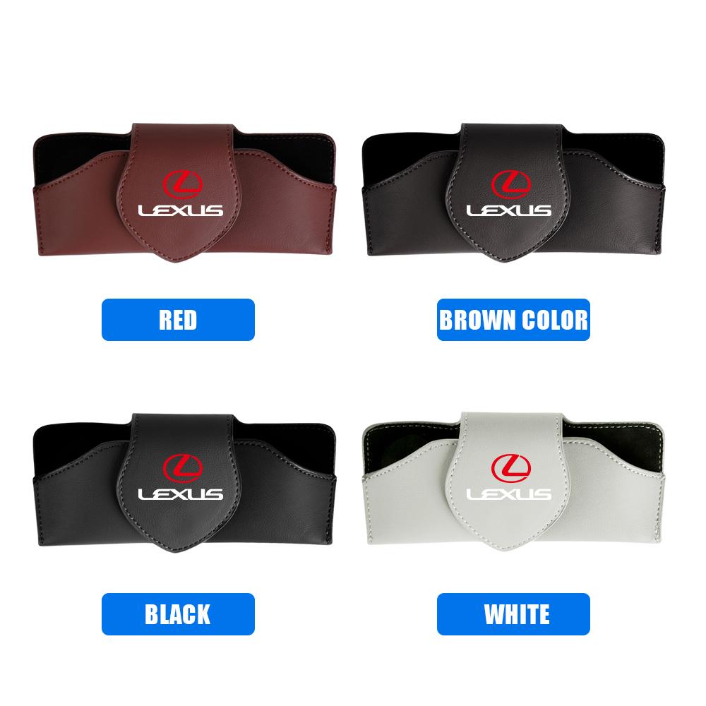 1Pcs Car Accessories Sun Visor Glasses Frame Sunglasses Storage Case For Lexus NX IS 250 RX GS UX RX300 RX350 ES LX Fsport GX