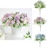 Dendranthema Morifolium Rose Wedding Decor Artificial Rose Bouquet For Photography And Home Celebration