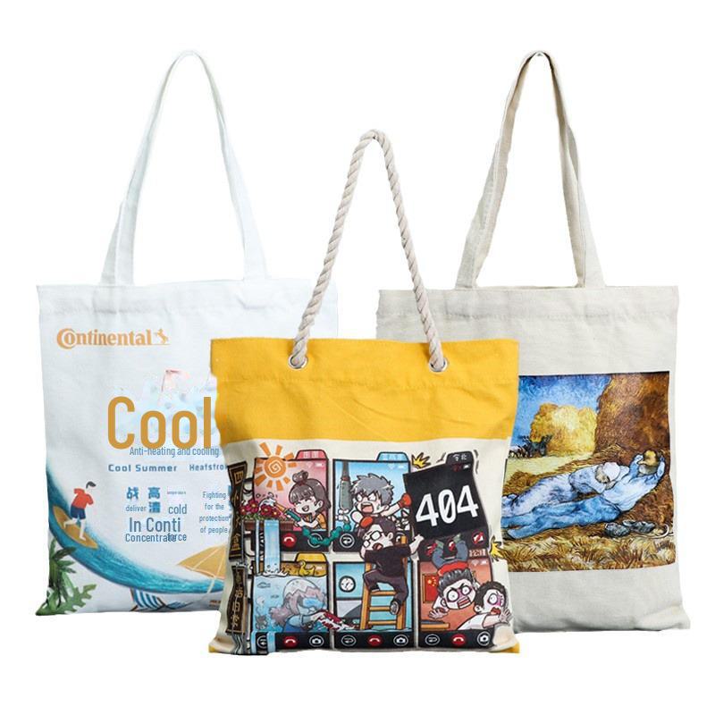 Eco-Friendly Custom Canvas Tote Bag with Logo Printing