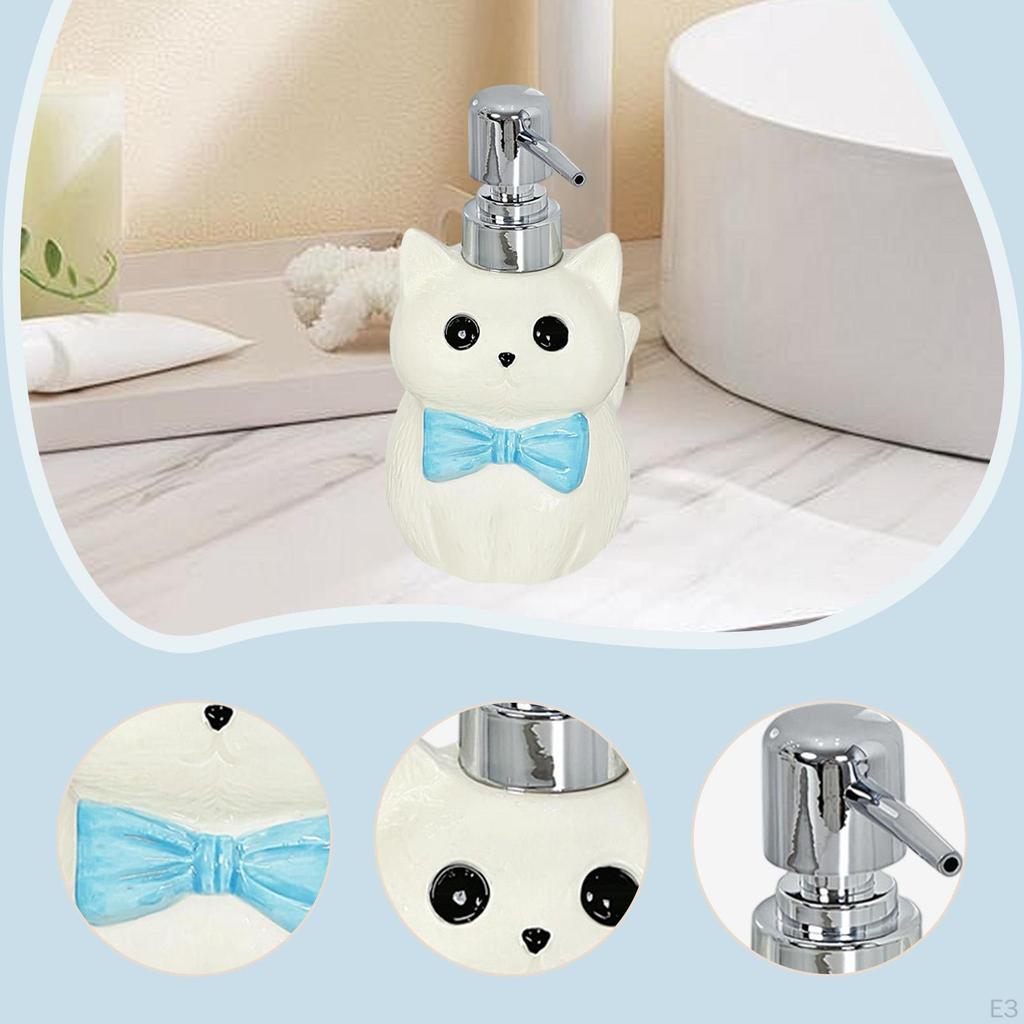 Keramik Flüssigseifenspender für Badezimmer, Duschgel oder Handseife, Ideal für die Küche