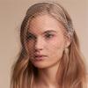 Rhinestone Bride Veils French Style Bridal Headwear Fashion Women's Headpieces  Wedding Ceremony