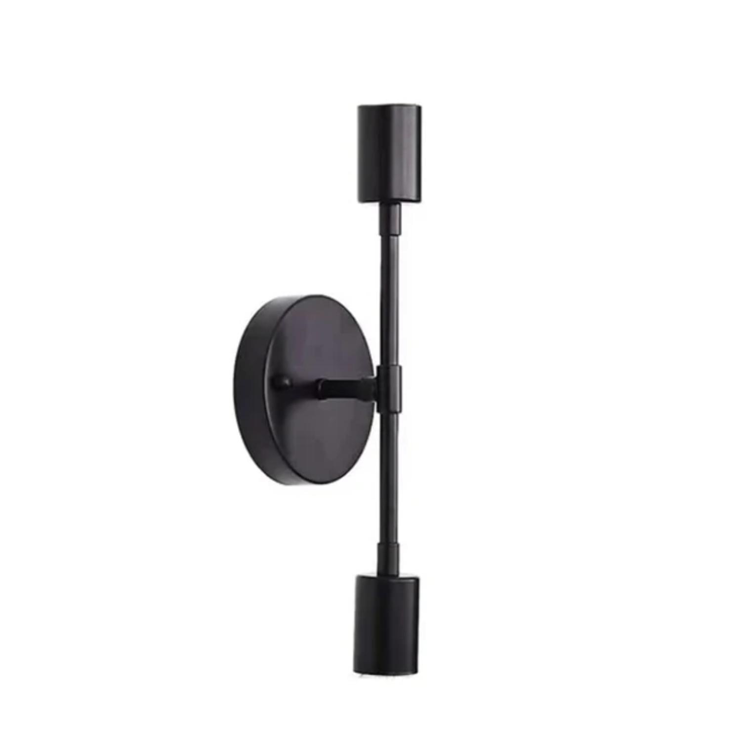 

Новые стильные современные настенные светильники Nordic с двумя головками — элегантные декоративные светильники для коридора, прохода, гостиной и ванной комнаты. No light bulb чёрный