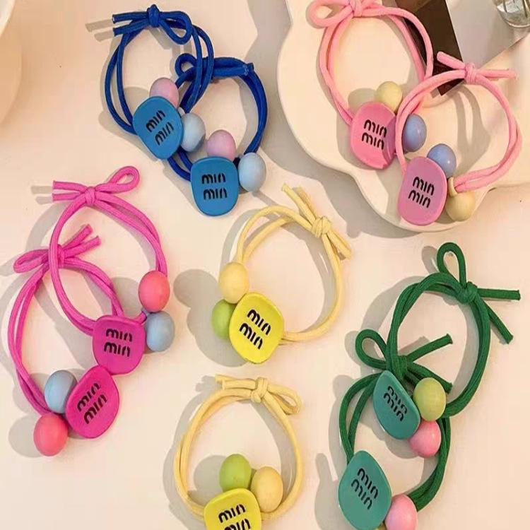 Colorful High Elasticity Hair Ties & Headbands for Girls