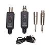 Mikrofon Sender und Empfänger Set 2,4 GHz XLR auf 6,35 mm Wiederaufladbarer Drahtloser Mikrofon Sender für PA System