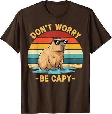 Dont Worry Be Cappy Funny Capybara Unisex T-Shirt