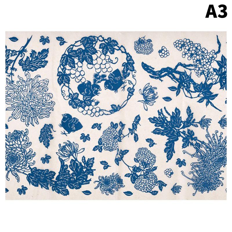 Ceramic Clay Transfer Paper 20 PCS Flower Underglaze Decal Sheet DIY Pottery Clay Coloring Tools for Creative Ceramic Ornament Scene