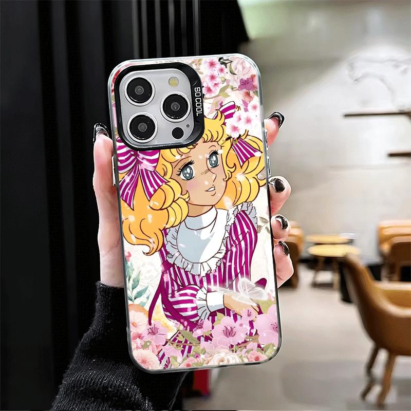 Anime Candy Candy Soft Phone Case for iPhone 15 16 17 Pro Max 17Air 16E 14 Plus 13 12 Mini Shockproof Cover Back Shell