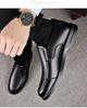 Men's Breathable Genuine Leather Casual Business Shoes - Comfortable, Soft Sole, Four Seasons Style.