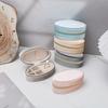 Mini Joyero, Joyero Portátil de Terciopelo con Cremallera, Estuche Compacto para Joyería para Viajes, Compromiso, Boda