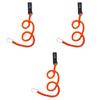 2-5Pcs Elastic Kayak Paddle Leash with Safety Hook Coiled Lanyard Cord Tie Rope Canoe Anti-Lost Rope Rowing Boat Accessories