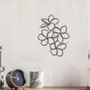 Vintage Plumeria Metal Wall Art Iron Mural Statue Home Decor Gift